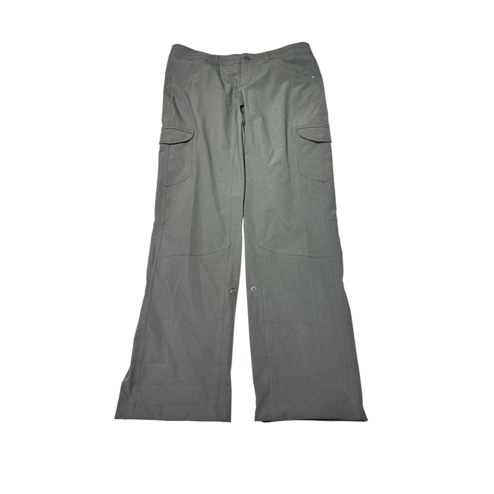 Kuhl Womens Freeflex™ Roll-Up Pants Olive Gray Wide Leg Womens Size 10 34X31